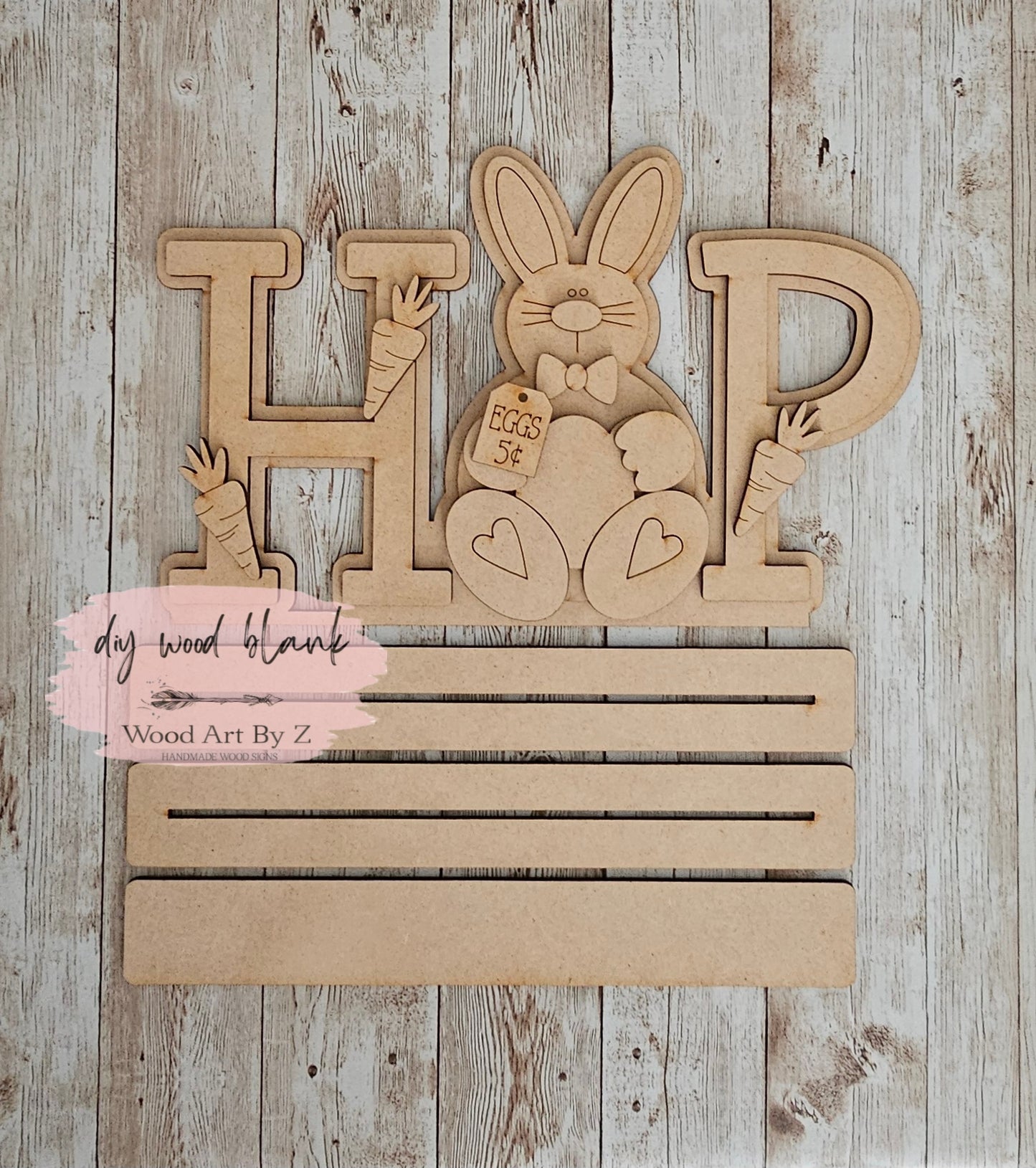 DIY Bunny Hop Sign