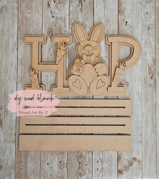 DIY Bunny Hop Sign