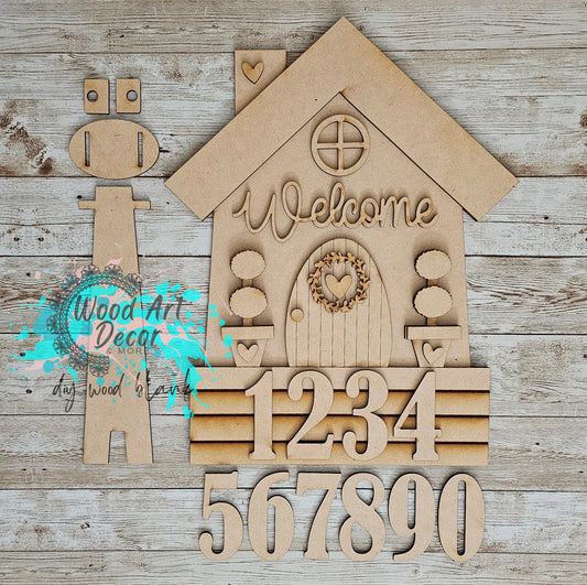 DIY Welcome Home House Number Kit