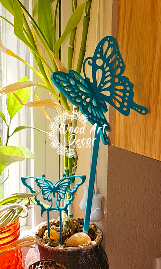 3D Butterfly Plant Stake
