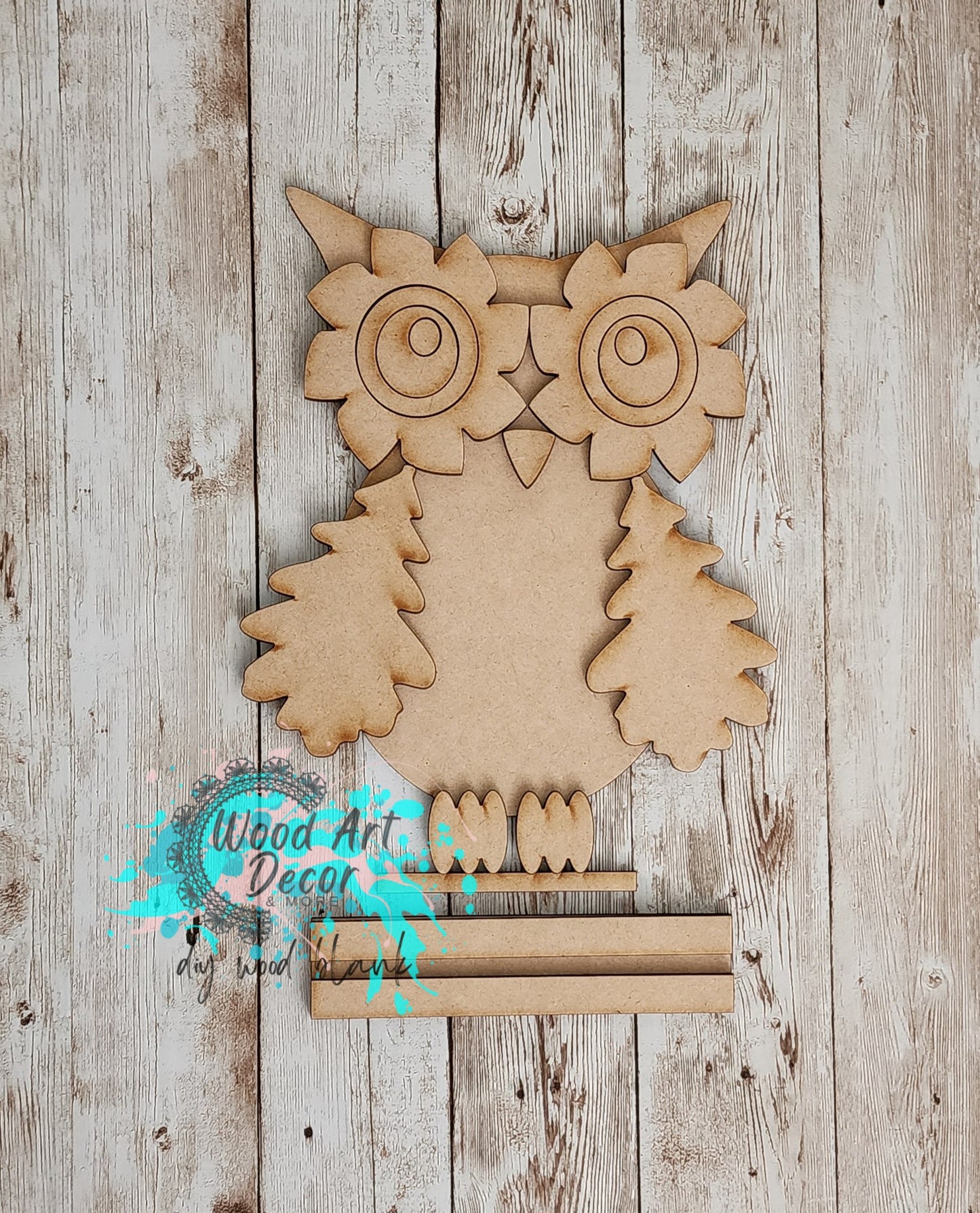 DIY Leaf Owl