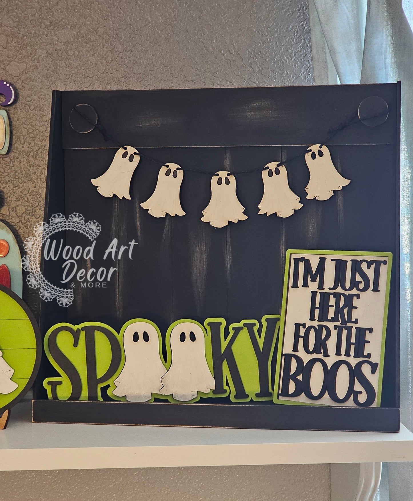 DIY Ghost Tiered Tray Set