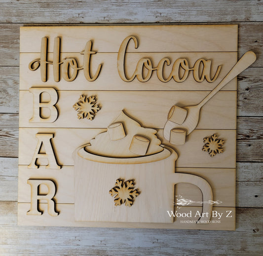 DIY Hot Cocoa Bar Sign