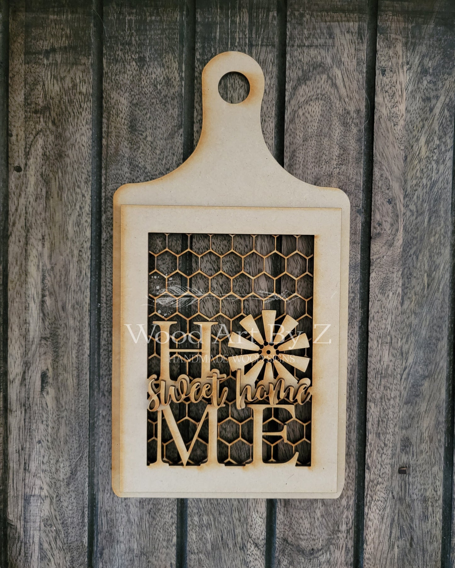 DIY Home Sweet Home Cutting Board Decor