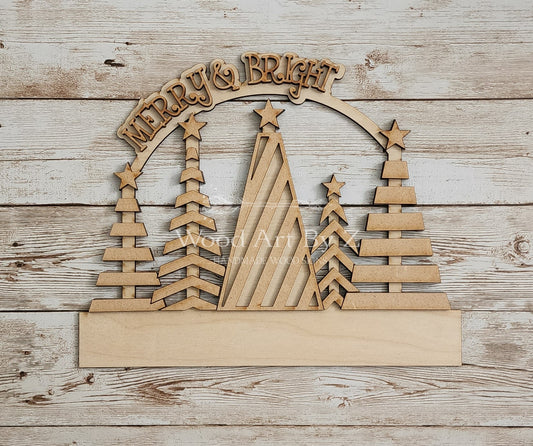 DIY "Welcome" Sign Trees Insert